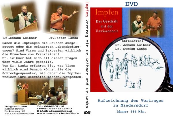 Impfen – Das Geschäft mit der Unwissenheit – Vortrag Niederndorf – DVD (2015)
